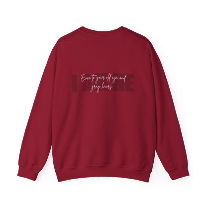 Isaiah 46:4 I AM HE Unisex Heavy Blend™ Crewneck Sweatshirt | Christian Bible Verse Apparel | Faith-Based Comfort - Image 46