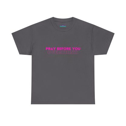 Unisex Heavy Cotton "Pray Before You Overthink" Tee - Inspirational Faith-Based Shirt - Image 37