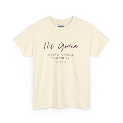 Unisex Heavy Cotton "Grace" Faith Tee – Christian Apparel for Daily Comfort - Perfect Gift - Romans - Image 15