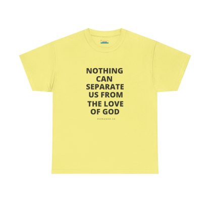 Unisex Heavy Cotton Christian T-Shirt – "Nothing Can Separate Us from the Love of God" - Faith & Bible Verse Tee - Image 33