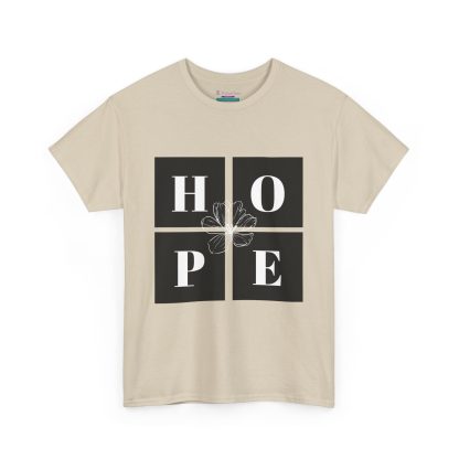 Unisex Heavy Cotton "Hope" Tee - Inspirational Faith-Based Shirt for Everyday Wear - Image 15
