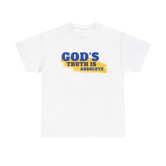 Unisex Heavy Cotton "God's Truth is Absolute" T-Shirt – Christian Faith Graphic Tee | Bible Verse Shirt, Spiritual Gift