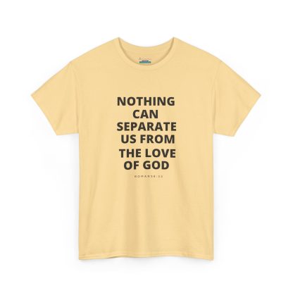 Unisex Heavy Cotton Christian T-Shirt – "Nothing Can Separate Us from the Love of God" - Faith & Bible Verse Tee - Image 15
