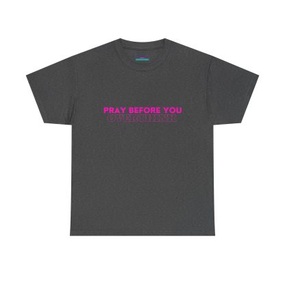 Unisex Heavy Cotton "Pray Before You Overthink" Tee - Inspirational Faith-Based Shirt - Image 29