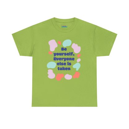 Unisex Heavy Cotton "Be Yourself" T-Shirt – Inspirational Graphic Tee | Casual Cotton Shirt, Motivational Gift - Image 29