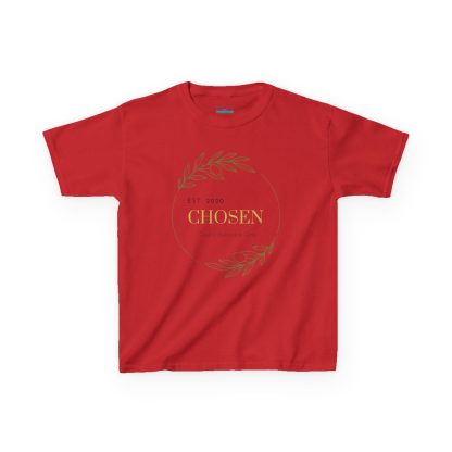 "Kids Chosen Tee - Heavy Cotton Christian Shirt for Girls | Faith-Based Kids Clothing" - Image 53