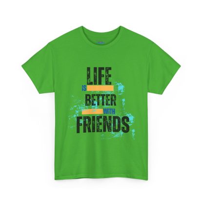 Unisex Heavy Cotton "Friends" T-Shirt – Friendship Graphic Tee | Casual Cotton Shirt, Best Friends Gift - Image 35