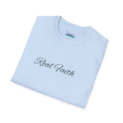 Softstyle 'Real Faith' T-Shirt – Unisex Christian Apparel, Comfortable Faith Shirt, Inspirational Everyday Tee - Image 52