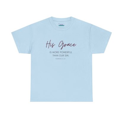 Unisex Heavy Cotton "Grace" Faith Tee – Christian Apparel for Daily Comfort - Perfect Gift - Romans - Image 41
