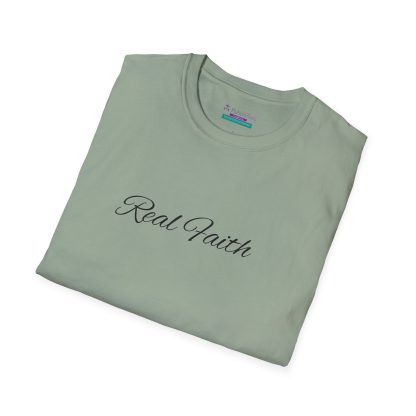 Softstyle 'Real Faith' T-Shirt – Unisex Christian Apparel, Comfortable Faith Shirt, Inspirational Everyday Tee - Image 36