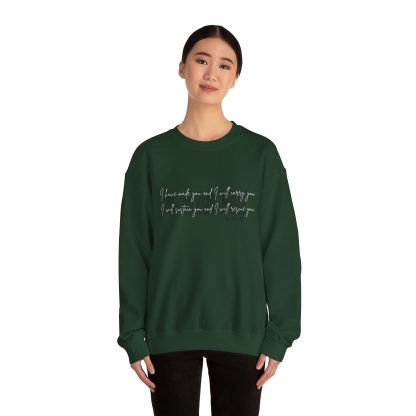 Isaiah 46:4 I AM HE Unisex Heavy Blend™ Crewneck Sweatshirt | Christian Bible Verse Apparel | Faith-Based Comfort - Image 12