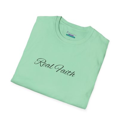 Softstyle 'Real Faith' T-Shirt – Unisex Christian Apparel, Comfortable Faith Shirt, Inspirational Everyday Tee - Image 44