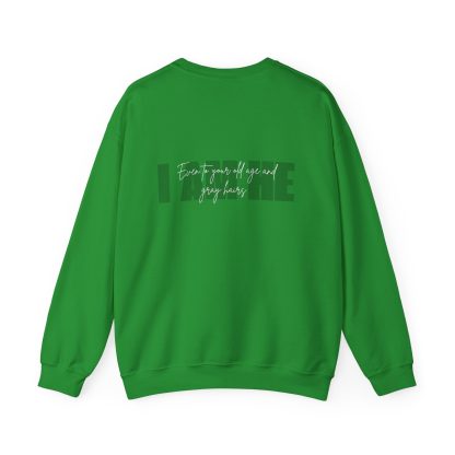Isaiah 46:4 I AM HE Unisex Heavy Blend™ Crewneck Sweatshirt | Christian Bible Verse Apparel | Faith-Based Comfort - Image 14