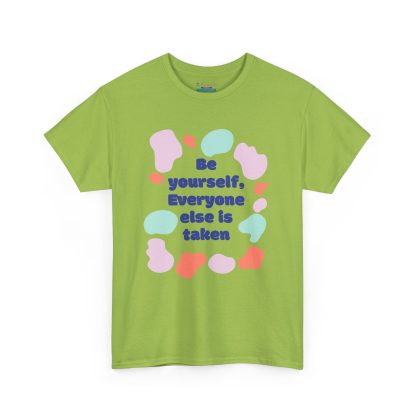 Unisex Heavy Cotton "Be Yourself" T-Shirt – Inspirational Graphic Tee | Casual Cotton Shirt, Motivational Gift - Image 31